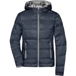 James & Nicholson JN1151 - Ladies´ Hooded Down Jacket -Nicholson Boutique aHR0cDovL21lZGlhMi5kZXNpZ25wYXJ0bmVyLmZyL2MvcC8xNzY3My8xNzY3My0yMDE5NS0xLmpwZw