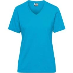 James & Nicholson JN1807 - Ladies´ Bio Workwear T-Shirt -Nicholson Boutique aHR0cDovL21lZGlhMi5kZXNpZ25wYXJ0bmVyLmZyL2MvcC8xNzY5NC8xNzY5NC0xMDc1Ny0xLmpwZw