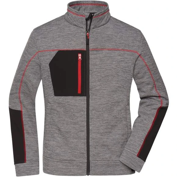 James & Nicholson JN1817 - Ladies´ Structure Fleece Jacket 2 James & Nicholson JN1817 - Ladies´ Structure Fleece Jacket – Image 2