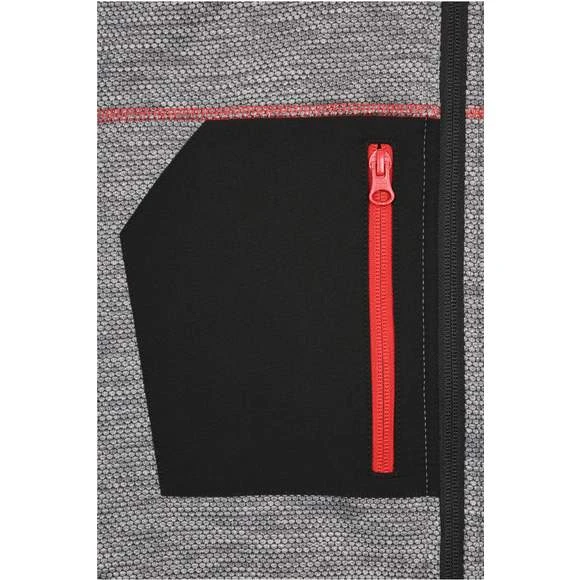 James & Nicholson JN1817 - Ladies´ Structure Fleece Jacket 7 James & Nicholson JN1817 - Ladies´ Structure Fleece Jacket – Image 7