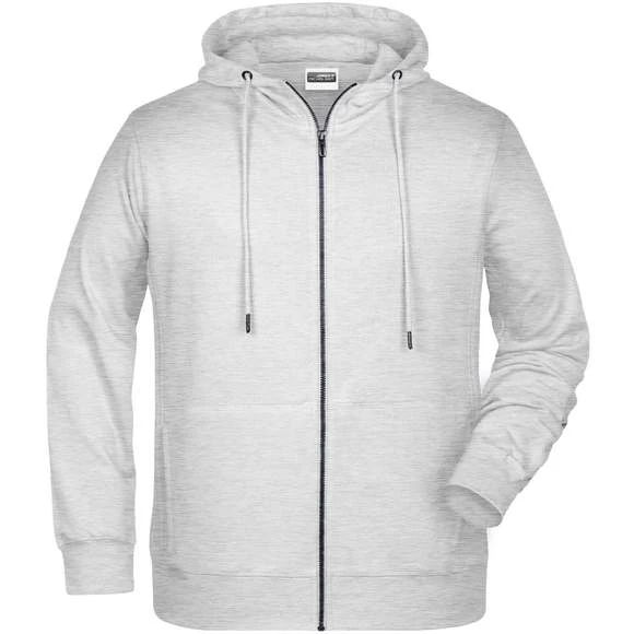 James & Nicholson 8026 - Men´s Zip-Hoody 2 James & Nicholson 8026 - Men´s Zip-Hoody – Image 2