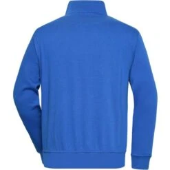 James & Nicholson JN831 - Workwear Half Zip Sweat -Nicholson Boutique aHR0cDovL21lZGlhMi5kZXNpZ25wYXJ0bmVyLmZyL2MvcC8xNzc1MS8xNzc1MS0xMDc1My0yLmpwZw