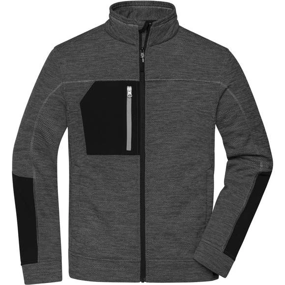 James & Nicholson JN1818 - Men´s Structure Fleece Jacket 12 James & Nicholson JN1818 - Men´s Structure Fleece Jacket – Image 12