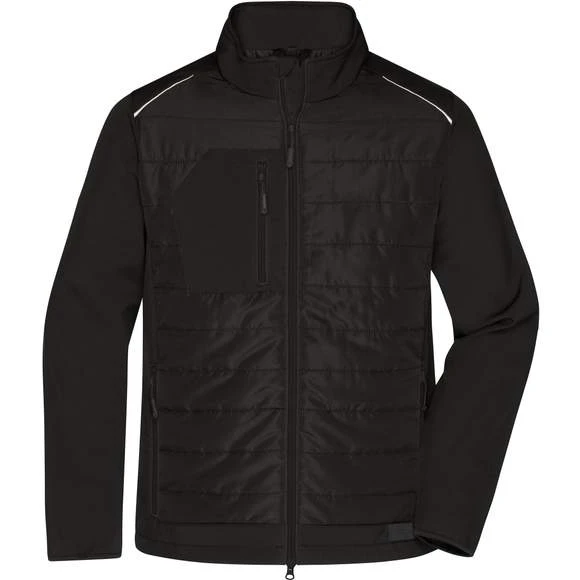 James & Nicholson JN1820 - Men´s Hybrid Jacket 2 James & Nicholson JN1820 - Men´s Hybrid Jacket – Image 2