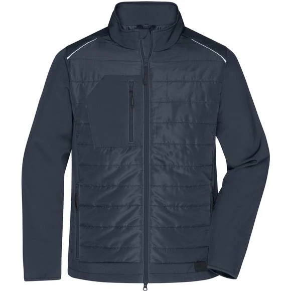 James & Nicholson JN1820 - Men´s Hybrid Jacket 6 James & Nicholson JN1820 - Men´s Hybrid Jacket – Image 6