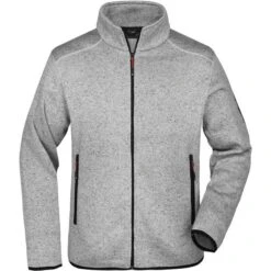 James & Nicholson JN762 - Men´s Knitted Fleece Jacket -Nicholson Boutique aHR0cDovL21lZGlhMi5kZXNpZ25wYXJ0bmVyLmZyL2MvcC8xNzczNi8xNzczNi0yMDI1OC0xLmpwZw