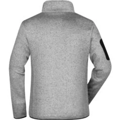 James & Nicholson JN762 - Men´s Knitted Fleece Jacket -Nicholson Boutique aHR0cDovL21lZGlhMi5kZXNpZ25wYXJ0bmVyLmZyL2MvcC8xNzczNi8xNzczNi0yMDI1OC0yLmpwZw