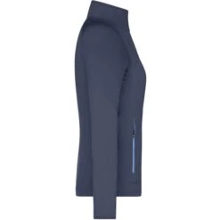 James & Nicholson JN763 - Ladies´ Stretchfleece Jacket -Nicholson Boutique aHR0cDovL21lZGlhMi5kZXNpZ25wYXJ0bmVyLmZyL2MvcC8xNzczNy8xNzczNy0xMDg3NC0zLmpwZw
