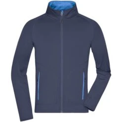 James & Nicholson JN764 - Men´s Stretchfleece Jacket -Nicholson Boutique aHR0cDovL21lZGlhMi5kZXNpZ25wYXJ0bmVyLmZyL2MvcC8xNzczOC8xNzczOC0xMDg3NC0xLmpwZw
