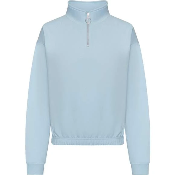 JH037 - Women's Cropped 1/4 Zip Sweat 2 JH037 - Women's Cropped 1/4 Zip Sweat – Image 2