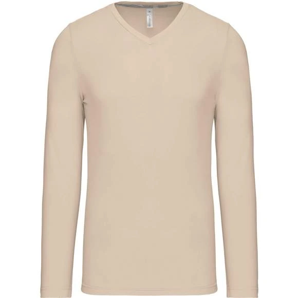 KARIBAN K358 - T-shirt Col V Manches Longues 7 KARIBAN K358 - T-shirt Col V Manches Longues – Image 7