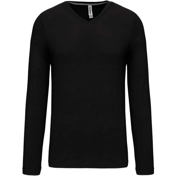 KARIBAN K358 - T-shirt Col V Manches Longues 13 KARIBAN K358 - T-shirt Col V Manches Longues – Image 13