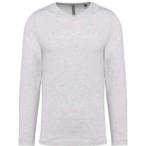 KARIBAN K358 - T-shirt Col V Manches Longues 19 KARIBAN K358 - T-shirt Col V Manches Longues – Image 19