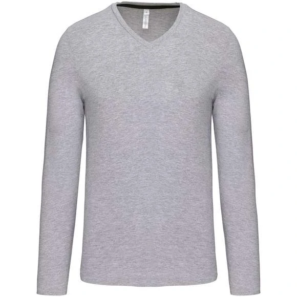 KARIBAN K358 - T-shirt Col V Manches Longues 10 KARIBAN K358 - T-shirt Col V Manches Longues – Image 10