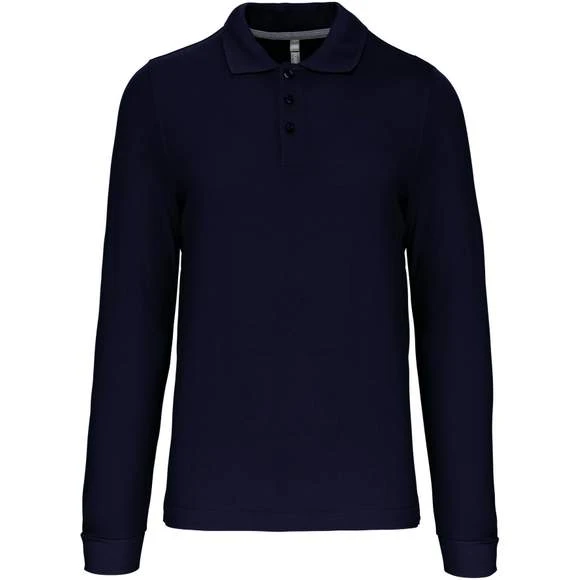 KARIBAN K243 - Polo Manches Longues Homme 2 KARIBAN K243 - Polo Manches Longues Homme – Image 2