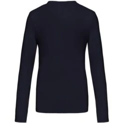 KARIBAN K382 - T-shirt Col V Manches Longues Femme -Nicholson Boutique aHR0cDovL21lZGlhMi5kZXNpZ25wYXJ0bmVyLmZyL2MvcC8zNjMyLzM2MzItMTI2MS0yLmpwZw