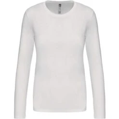 KARIBAN K383 - T-shirt Col Rond Manches Longues Femme -Nicholson Boutique aHR0cDovL21lZGlhMi5kZXNpZ25wYXJ0bmVyLmZyL2MvcC8zNjMzLzM2MzMtMTg1Ni0xLmpwZw